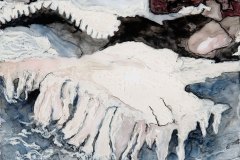 Laugaból XI [river ice]